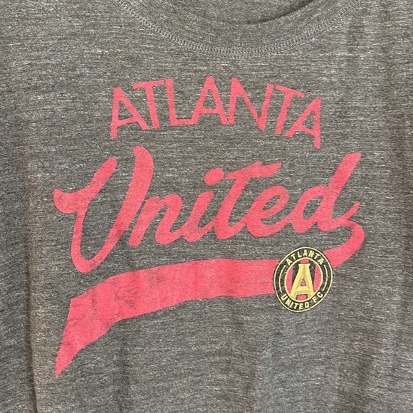 Fanatics Atlanta United Gray Long Sleeve Top - Picture 2 of 3